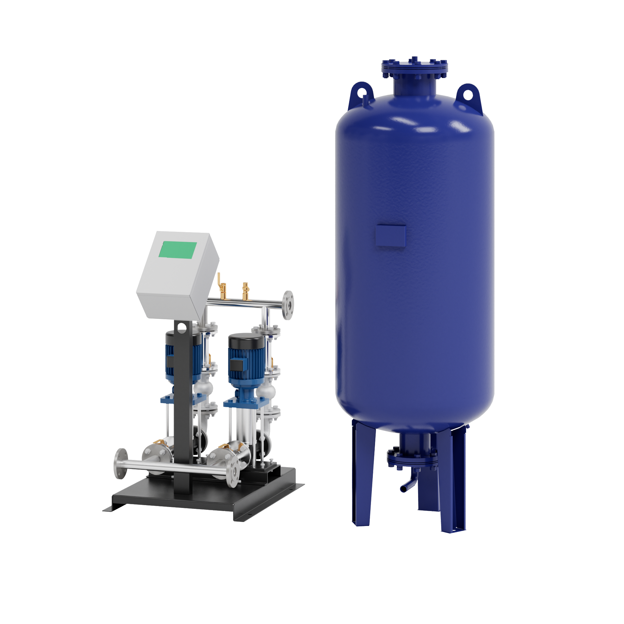 Sistema de mantenimiento de presi&oacute;n con bomba.